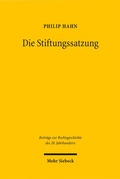 Abbildung von: Die Stiftungssatzung - Mohr Siebeck