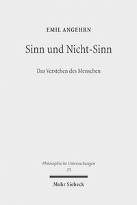 Abbildung von: Sinn und Nicht-Sinn - Mohr Siebeck