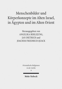 Bild: Menschenbilder und Körperkonzepte im Alten Israel, in Ägypten und im Alten Orient - Mohr Siebeck