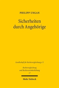 Abbildung von: Sicherheiten durch Angehörige - Mohr Siebeck