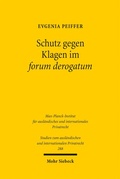 Abbildung von: Schutz gegen Klagen im forum derogatum - Mohr Siebeck
