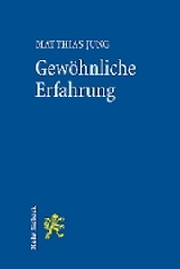 Abbildung von: Gewöhnliche Erfahrung - Mohr Siebeck
