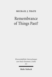 Abbildung von: Remembrance of Things Past? - Mohr Siebeck