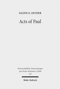 Abbildung von: Acts of Paul - Mohr Siebeck