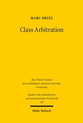 Abbildung von: Class Arbitration - Mohr Siebeck