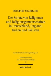 Abbildung von: Der Schutz von Religionen und Religionsgemeinschaften in Deutschland, England, Indien und Pakistan - Mohr Siebeck