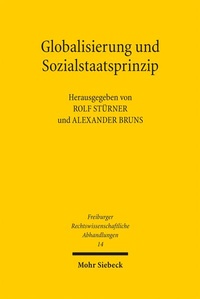Abbildung von: Globalisierung und Sozialstaatsprinzip - Mohr Siebeck