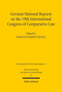 Bild: German National Reports on the 19th International Congress of Comparative Law - Mohr Siebeck