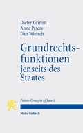 Abbildung von: Grundrechtsfunktionen jenseits des Staates - Mohr Siebeck