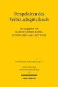 Abbildung von: Perspektiven des Verbrauchsgüterkaufs - Mohr Siebeck