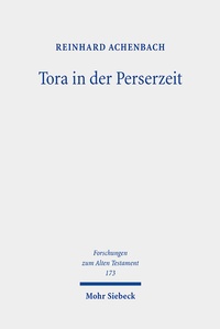 Abbildung von: Tora in der Perserzeit - Mohr Siebeck