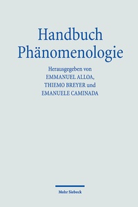 Abbildung von: Handbuch Phänomenologie - Mohr Siebeck