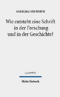Abbildung von: Wie entsteht eine Schrift in der Forschung und in der Geschichte? - Mohr Siebeck