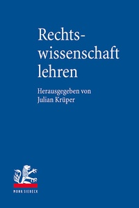 Abbildung von: Rechtswissenschaft lehren - Mohr Siebeck