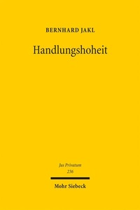 Bild: Handlungshoheit - Mohr Siebeck