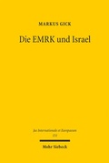 Bild: Die EMRK und Israel - Mohr Siebeck