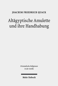 Abbildung von: Altägyptische Amulette und ihre Handhabung - Mohr Siebeck
