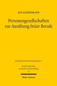 Bild: Personengesellschaften zur Ausübung freier Berufe - Mohr Siebeck