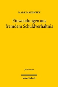Bild: Einwendungen aus fremdem Schuldverhältnis - Mohr Siebeck