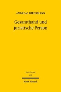 Bild: Gesamthand und juristische Person - Mohr Siebeck