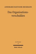 Bild: Das Organisationsverschulden - Mohr Siebeck