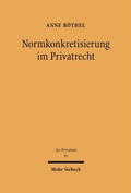 Bild: Normkonkretisierung im Privatrecht - Mohr Siebeck