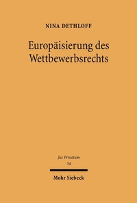 Bild: Europäisierung des Wettbewerbsrechts - Mohr Siebeck