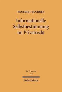 Bild: Informationelle Selbstbestimmung im Privatrecht - Mohr Siebeck