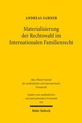 Bild: Materialisierung der Rechtswahl im Internationalen Familienrecht - Mohr Siebeck