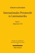 Abbildung von: Internationales Privatrecht in Lateinamerika - Mohr Siebeck