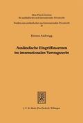 Bild: Ausländische Eingriffsnormen im internationalen Vertragsrecht - Mohr Siebeck