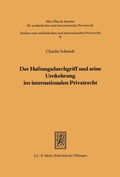 Bild: Der Haftungsdurchgriff und seine Umkehrung im internationalen Privatrecht - Mohr Siebeck