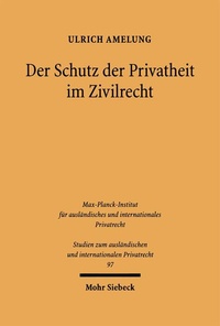 Bild: Der Schutz der Privatheit im Zivilrecht - Mohr Siebeck