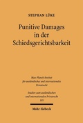 Bild: Punitive Damages in der Schiedsgerichtsbarkeit - Mohr Siebeck