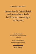 Bild: Internationale Zuständigkeit und anwendbares Recht bei Verbraucherverträgen im Internet - Mohr Siebeck