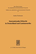 Bild: Internationales Erbrecht in Deutschland und Lateinamerika - Mohr Siebeck