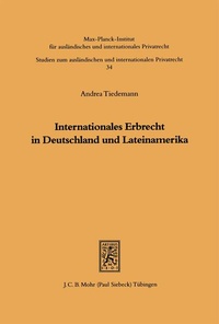 Bild: Internationales Erbrecht in Deutschland und Lateinamerika - Mohr Siebeck
