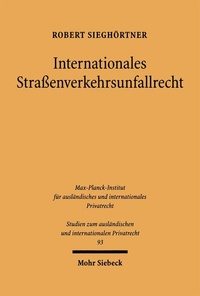 Bild: Internationales Straßenverkehrsunfallrecht - Mohr Siebeck