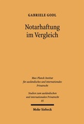 Bild: Notarhaftung im Vergleich - Mohr Siebeck