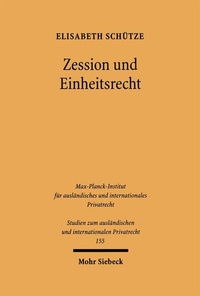 Bild: Zession und Einheitsrecht - Mohr Siebeck