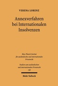 Bild: Annexverfahren bei Internationalen Insolvenzen - Mohr Siebeck