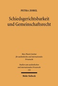 Bild: Schiedsgerichtsbarkeit und Gemeinschaftsrecht - Mohr Siebeck