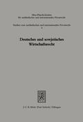 Bild: Deutsches und sowjetisches Wirtschaftsrecht - Mohr Siebeck