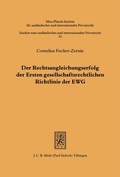 Bild: Der Rechtsangleichungserfolg der Ersten gesellschaftsrechtlichen Richtlinie der EWG - Mohr Siebeck