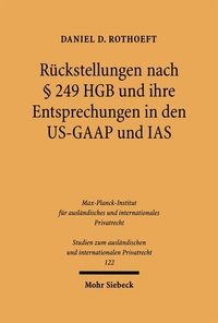 Bild: Rückstellungen nach § 249 HGB und ihre Entsprechungen in den US-GAAP und IAS - Mohr Siebeck