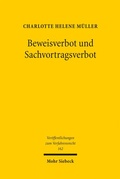 Bild: Beweisverbot und Sachvortragsverbot - Mohr Siebeck