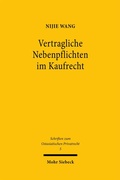 Bild: Vertragliche Nebenpflichten im Kaufrecht - Mohr Siebeck