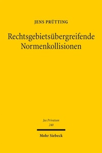 Bild: Rechtsgebietsübergreifende Normenkollisionen - Mohr Siebeck