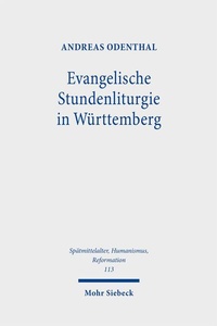 Bild: Evangelische Stundenliturgie in Württemberg - Mohr Siebeck