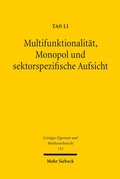 Bild: Multifunktionalität, Monopol und sektorspezifische Aufsicht - Mohr Siebeck